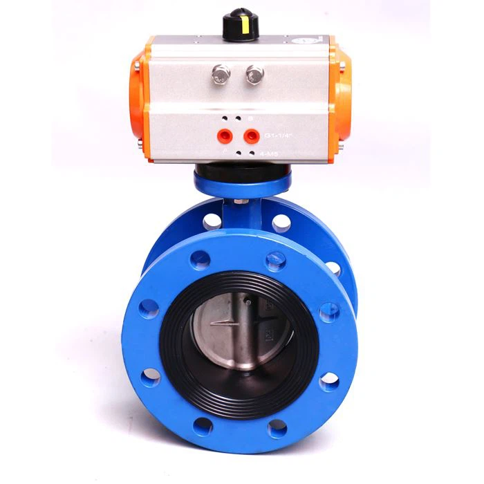 pneumatic butterfly valve2